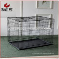 hebei shijiazhuang preto 48 &quot;2 porta pet gaiola (fábrica barata direta)